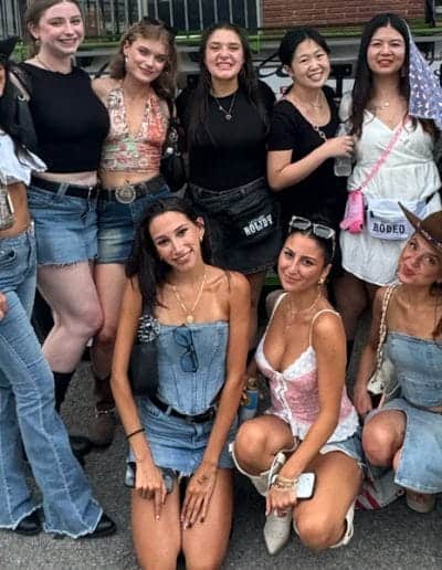 Cute girls do birthdays on the Nashville Bar Bike